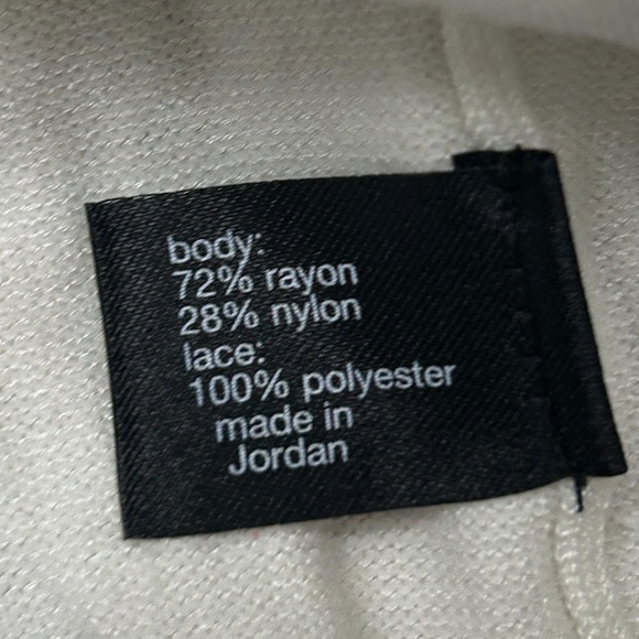 Lane Bryant Floral Appliqué Lace Hem 3/4 Sleeve Navy Stripe White Sweater 18/20 - Picture 6 of 11